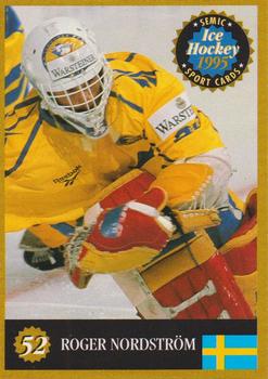 1995 Semic Ice Hockey (Finnish) #52 Roger Nordström Front