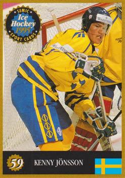 1995 Semic Ice Hockey (Finnish) #59 Kenny Jönsson Front