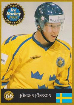 1995 Semic Ice Hockey (Finnish) #66 Jörgen Jönsson Front