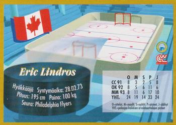 1995 Semic Ice Hockey (Finnish) #94 Eric Lindros Back
