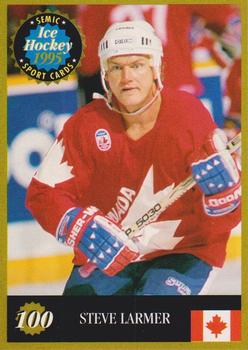 1995 Semic Ice Hockey (Finnish) #100 Steve Larmer Front