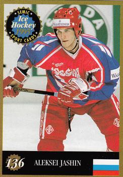 1995 Semic Ice Hockey (Finnish) #136 Aleksei Jashin Front