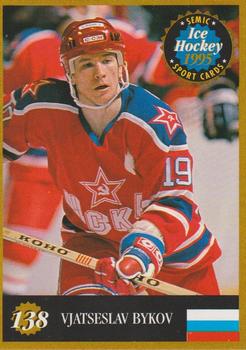 1995 Semic Ice Hockey (Finnish) #138 Vjatseslav Bykov Front