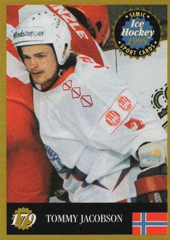 1995 Semic Ice Hockey (Finnish) #179 Tommy Jakobsen Front