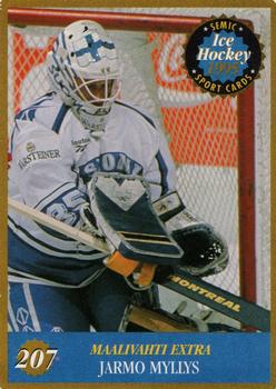 1995 Semic Ice Hockey (Finnish) #207 Jarmo Myllys Front