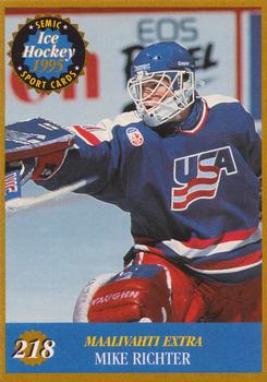1995 Semic Ice Hockey (Finnish) #218 Mike Richter Front