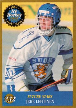 1995 Semic Ice Hockey (Finnish) #232 Jere Lehtinen Front