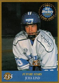 1995 Semic Ice Hockey (Finnish) #235 Juha Lind Front