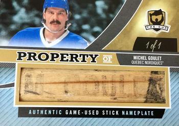 2012-13 Upper Deck The Cup - Property Of #P-GO Michel Goulet Front