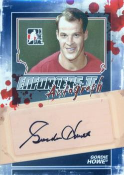 2013-14 In The Game Enforcers - Autographs #A-GHO Gordie Howe Front
