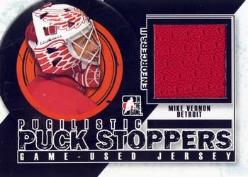 2013-14 In The Game Enforcers - Pugilistic Puck Stoppers Jerseys #PPSM-12 Mike Vernon Front
