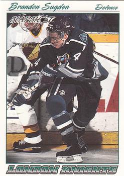 1995-96 Slapshot OHL #160 Brandon Sugden Front