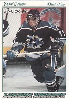 1995-96 Slapshot OHL #163 Todd Crane Front