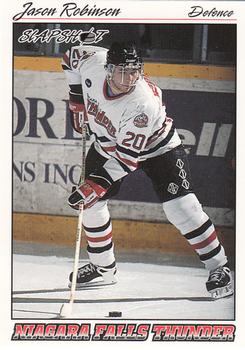 1995-96 Slapshot OHL #195 Jason Robinson Front
