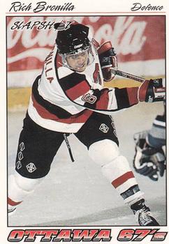 1995-96 Slapshot OHL #260 Rich Bronilla Front