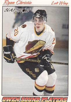 1995-96 Slapshot OHL #293 Ryan Christie Front