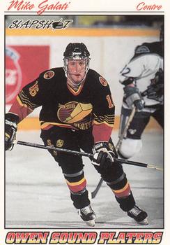 1995-96 Slapshot OHL #300 Mike Galati Front