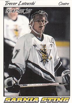 1995-96 Slapshot OHL #341 Trevor Letowski Front