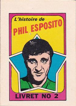 1971-72 O-Pee-Chee - Booklets French #2 Phil Esposito Front