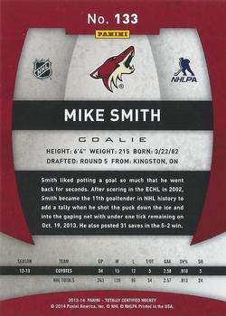 2013-14 Panini Totally Certified #133 Mike Smith Back