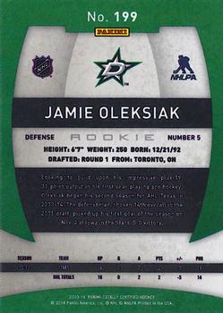 2013-14 Panini Totally Certified #199 Jamie Oleksiak Back