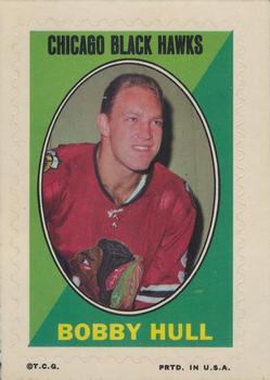 1970-71 Topps - Sticker Stamps #NNO Bobby Hull Front