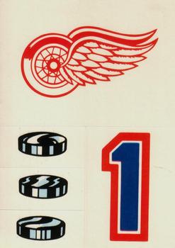 1985-86 Topps - Stickers #15 Detroit Red Wings Front