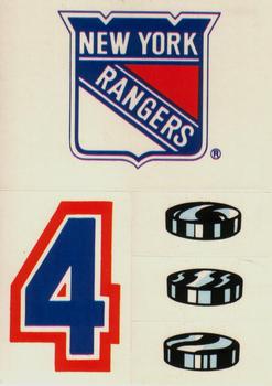 1985-86 Topps - Stickers #17 New York Rangers Front