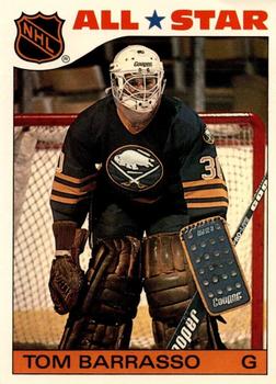 1985-86 Topps - Stickers #12 Tom Barrasso Front