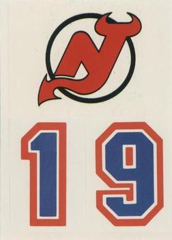 1985-86 Topps - Stickers #27 New Jersey Devils Front