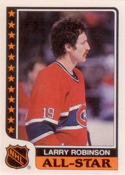 1986-87 Topps - Stickers #12 Larry Robinson Front