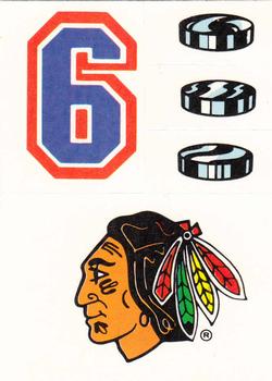 1987-88 Topps - Stickers #21 Chicago Blackhawks Front