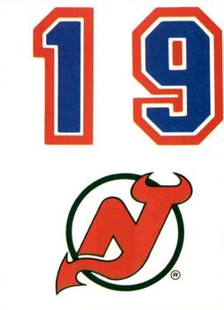 1987-88 Topps - Stickers #27 New Jersey Devils Front