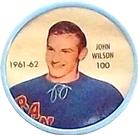 1961-62 Shirriff Coins #100 John Wilson Front