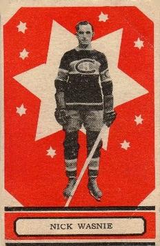 1933-34 O-Pee-Chee (V304A) #47 Nick Wasnie Front