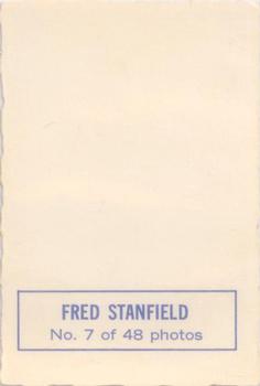 1970-71 O-Pee-Chee - Deckle Edge Photos #7 Fred Stanfield Back