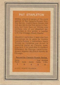 1972-73 O-Pee-Chee - Team Canada #NNO Pat Stapleton Back
