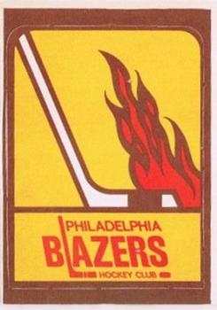 1972-73 O-Pee-Chee - Team Logos #NNO Philadelphia Blazers Front