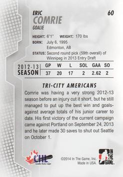 2013-14 In The Game Heroes and Prospects #60 Eric Comrie Back