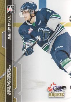 2013-14 In The Game Heroes and Prospects #106 Mathew Barzal Front