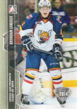 2013-14 In The Game Heroes and Prospects #153 Brendan Lemieux Front