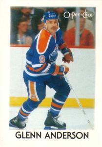1987-88 O-Pee-Chee Minis #1 Glenn Anderson Front