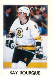 1987-88 O-Pee-Chee Minis #4 Ray Bourque Front