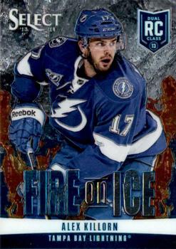 2013-14 Panini Select - Fire on Ice Rookies Blue #FR-36 Alex Killorn Front