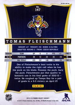 2013-14 Panini Select - Prizms #147 Tomas Fleischmann Back