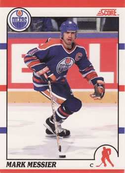 1990-91 Score Canadian #100 Mark Messier Front
