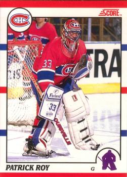 1990-91 Score Canadian #10 Patrick Roy Front