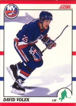 1990-91 Score Canadian #12 David Volek Front