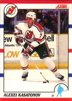 1990-91 Score Canadian #209 Alexei Kasatonov Front