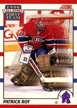 1990-91 Score Canadian #312 Patrick Roy Front